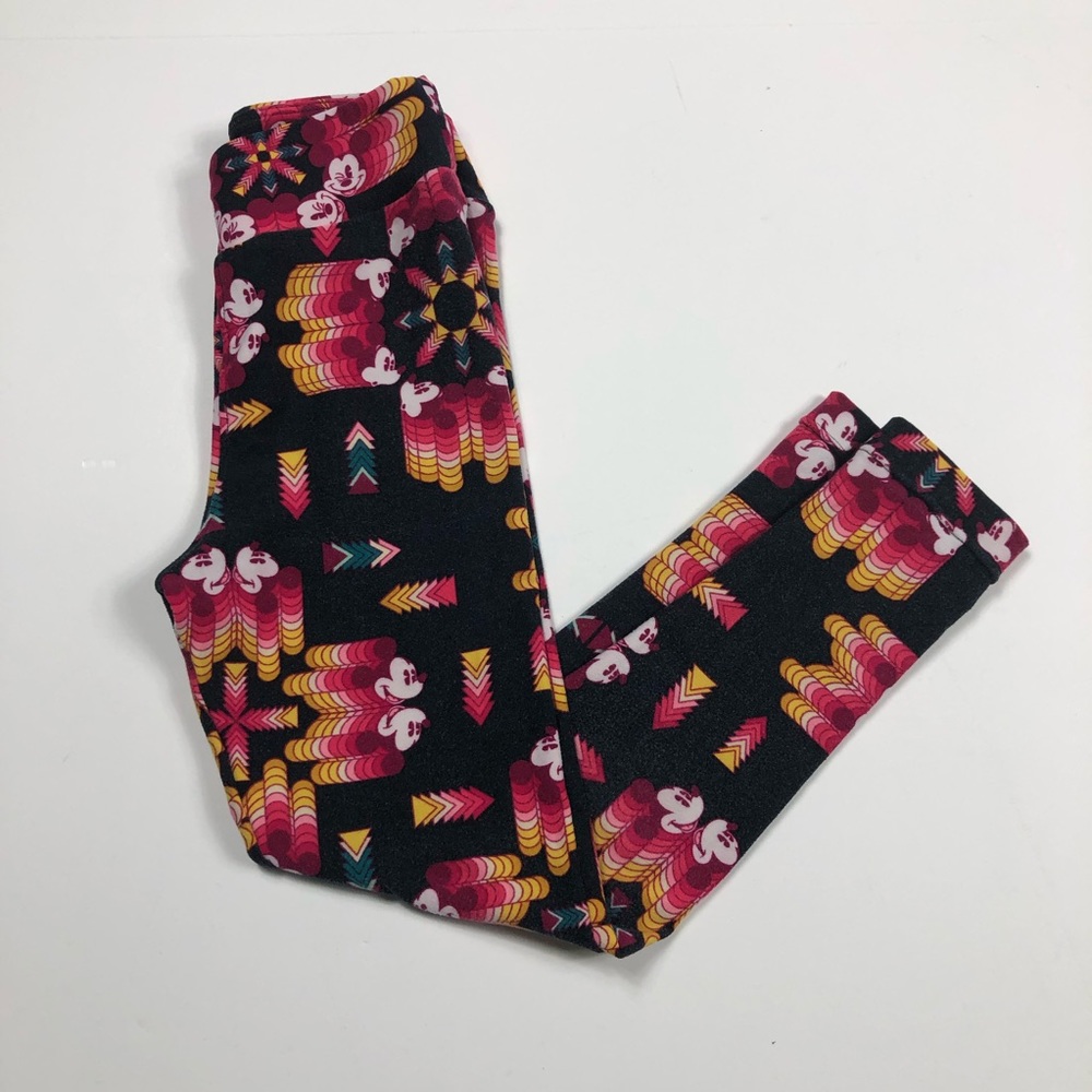 Disney lularoe Girls leggings size s/m GUC